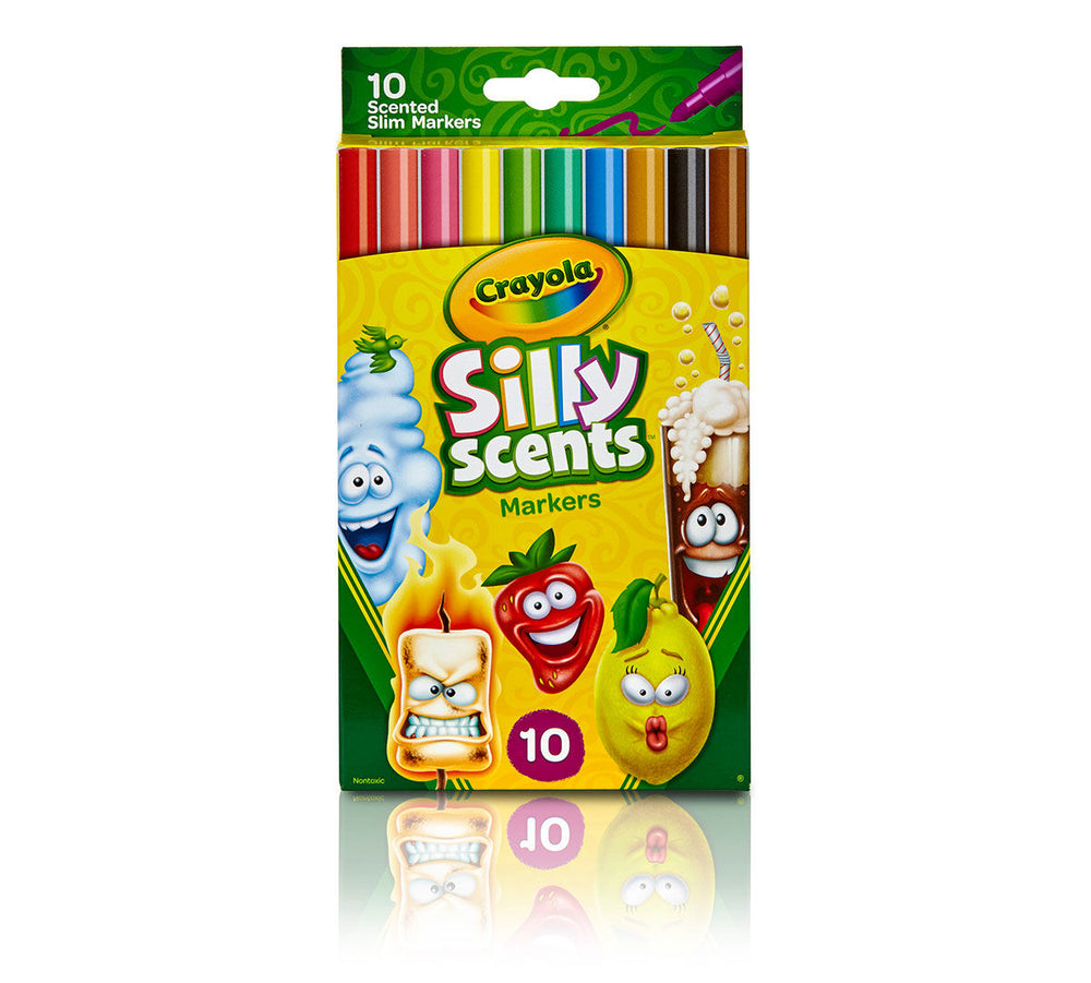 Silly Scents Washable Markers Set de 10 - Crayola