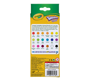 Crayola Twistable Colored Pencils Set 18 - Crayola