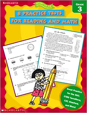 8 Practice Tests for Reading and Math Grade 3 by Michael Priestley