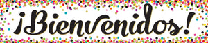 Banner Confetti "Bienvenidos" - Teacher Created Resources