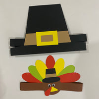 Paquete de 10 sombreros de Thanksgiving