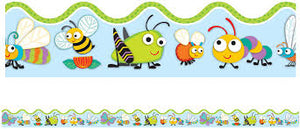 Buggy for Bugs Scalloped Border