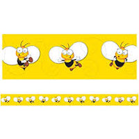"Buzz-Worthy Bees" Wide Straight Border