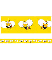 "Buzz-Worthy Bees" Wide Straight Border