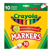 Marcador Grueso Set de 10 -Crayola
