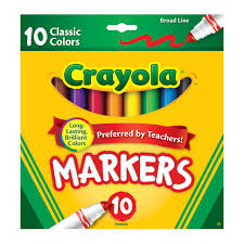 Marcador Grueso Set de 10 -Crayola