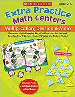Extra Practice Math Centers "Multiplication, Division & More" by Mary Peterson
