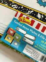 Name Plates and Folders Set - Dr. Seuss
