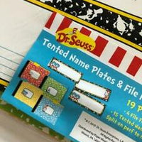 Name Plates and Folders Set - Dr. Seuss