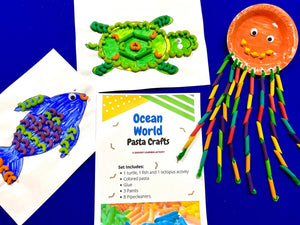 Ocean World Pasta Craft Set
