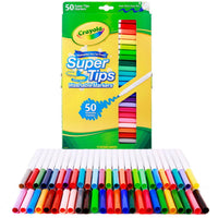 Super Tips  Washable Markers Set 50 - Crayola
