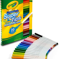 Super Tips  Washable Markers Set 20 - Crayola