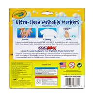 Ultra Clean Washable Markers "Bright Colors" de 10 - Crayola