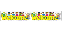 Welcome Kids Wide Straight Border