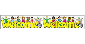 Welcome Kids Wide Straight Border